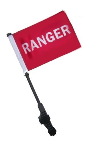 SSP Flags Ranger Small 6x9 Golf Cart Flag EZ On & Off Bracket