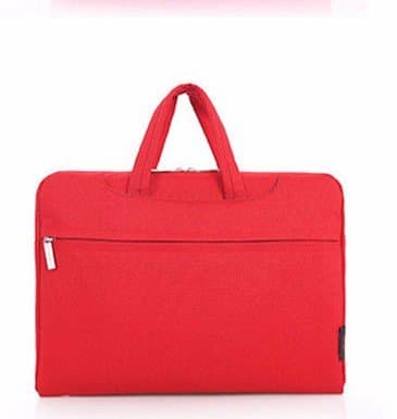 Laptop carry case, shoulder bag, notebook carry bag, briefcase for laptop, waterproof material (RED) for 12-14 inch laptop