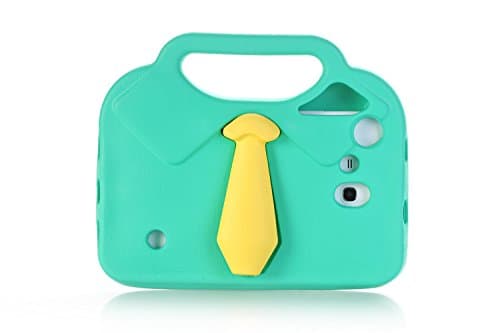 Samsung Galaxy Tab 3 / 3 Lite Kids Cases 7 Inch Kids Proof Shockproof Protective Stand Case Durable Light Weight EVA Foam Carry Handle Kickstand Case for Tab 3 /3 Lite Table 7.0 In by RICKI (Green)