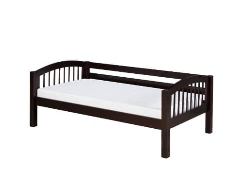 Camaflexi Arch Spindle Style Solid Wood Day Bed, Twin, Cappuccino