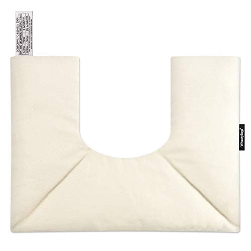 Wheat Bag Neck and Shoulder Microwave Heat Pack (or as a Cold Pack) by WheatyBags® (Cotton Fabric - Natural with Lavender)