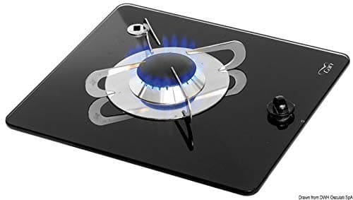 CAN 1-burner gas cooktop 320 x 285 mm