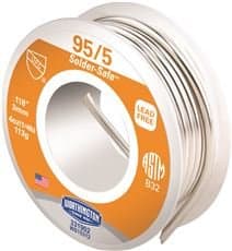 SOLDER LEAD FREE 95/5 1/4 LB. SPOOL