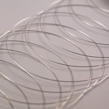 Beads4crafts Silver Plated Necklace Memory Wire 110mm FMWN1258