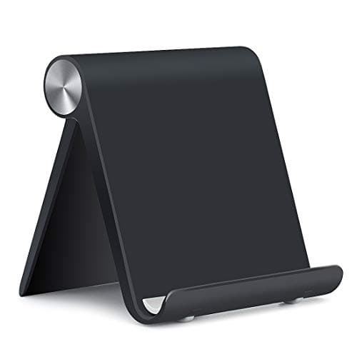 Erimaki Multi-Angle Phone Holder Smartphone Desk Stand for iPhone Xs Xs Max XR X 8 7 6 6S Plus SE, HUAWEI, Samsung S9 S8 S7, 9.7" 10.5" iPad Pro/iPod, other 7"-10.1" Tablet