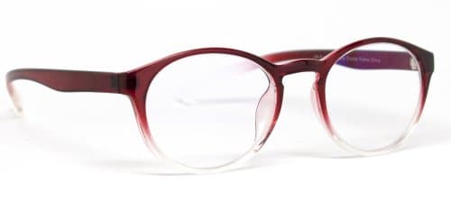 Protective Computer Glasses by Phonetic Eyewear Alpha (Burgundy Red Crystal)