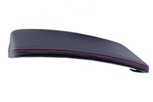Replacement for Speedometer Cluster Trim Synthetic Leather Cover Red Stitch Compatible with Ford F150 Raptor 09-14