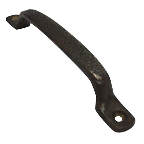 JC Handle 10 Pack Cast Iron Metal 166mm Pulls Vintage Black Wood Gate Door Furniture Handles WA2050