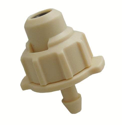 Mist Nozzle, Plastic, 3/4" GPH, 1/4" Barb, Bag of 100.