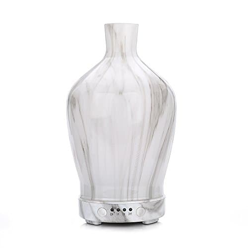 SZHENRY 100ml Ultrasonic Cool Mist Humidifiers Aroma Diffuser with 7 Colorful LED Lights, Waterless Auto Shut-off,Aromatherapy Essential Oil Diffuser for Home, Yoga, Office, Spa, Bedroom, Baby Room