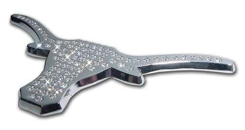 MVP Accessories NCAA Premium Metal Auto Emblem with Austrian Crystals