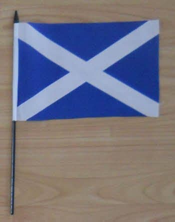 MadAboutFlags Scotland (St Andrew) Country Hand Flag - Medium.