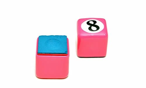 Chalk Box Billiard Table Chalker For Holding Pool Cue Chalk (Set of 2) (8-Ball Pink)