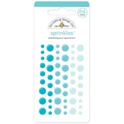 Bulk Buy: Doodlebug Designs (3-Pack) Sprinkles Adhesive Glossy Enamel Embellishment Swimming Pool Dots 54/Pkg MONOS-4010
