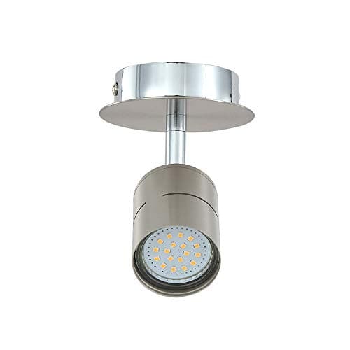 Ceiling Light Ceiling Spotlight Rotating Round 1xGU10 LED Ceiling Light 1-flame丨IP20丨230V丨Ceiling Light丨Modern Kitchen Light丨Luminaire Can Be Turned, Not Dimmable