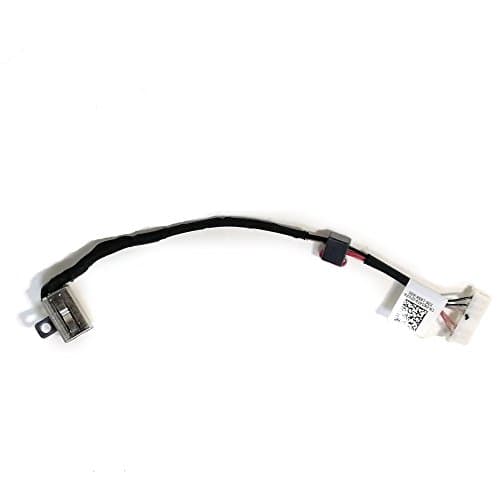 New Ac Dc-in Power Jack with Cable Harness Connector Socket for Dell Inspiron 15-5000 5551 5552 5555 5557 5558 5559 14-5458 5459 5455 5452 P51F P64G DC30100UD00 Vostro 3458 3558 3559 P65G 3559 17-5000