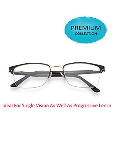 VAST Spring Hinge Premium Collection Metal Unisex Spectacle Sunglasses Frame (6887)