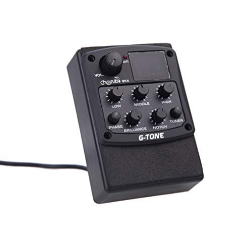 Laileya Cherub G-Tone 3-Band EQ Equalizer Practical Acoustic Guitar Preamp Pickup Tuner