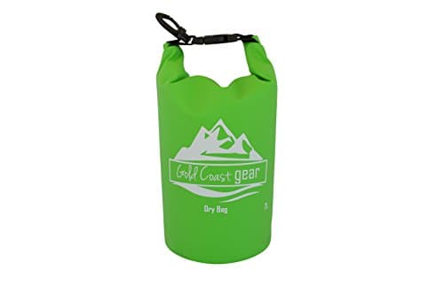 Gold Coast gear Dry Bag Waterproof Sack Multiple Sizes with Shoulder Strap (Light Green, 2L)