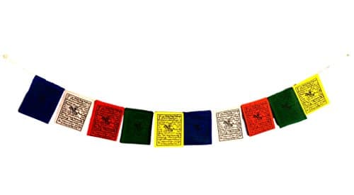 Mini Wind Horse Prayer flags Set of 10 Flags