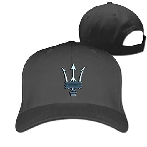 LightCa Cool Maserati Logo Adjustable \r\n Hip Hop Hat for Unisex,Red