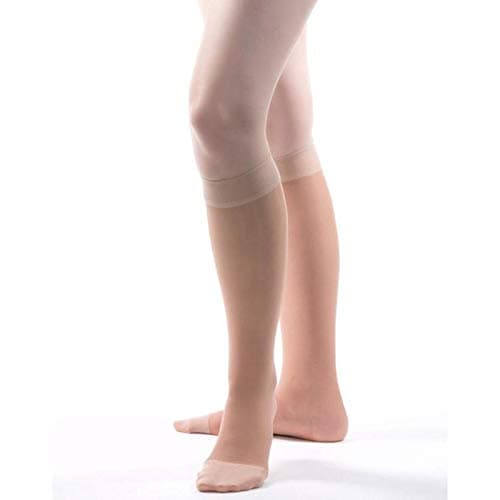 Allegro 15-20 mmHg Essential 16 Sheer Compression Support Hose - Knee High, Closed Toe, Compression Stockings for Women