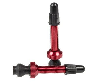 Superlight Alloy Speed Evolution Tubeless Tire Valve Stem 38mm Red /pr