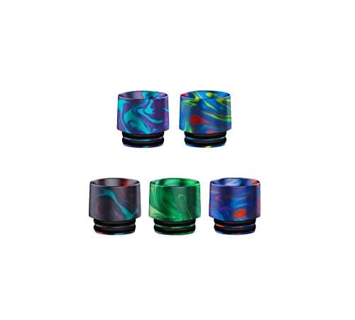 VOOPOO Resin 810 Drip Tip for Drag 2 / Drag Mini/Drag 1 UFORCE T1 T2 (Mixed (You Will recieve Any Other Colour Except Jade Green))