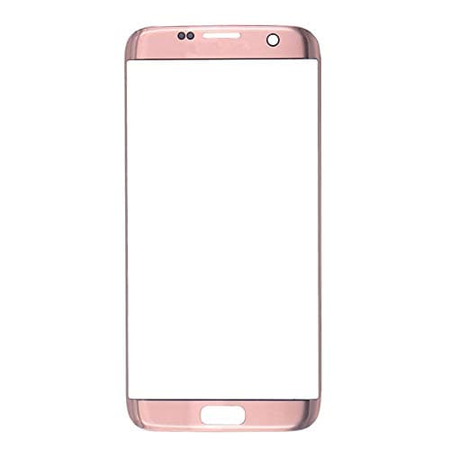 HeavFYj Replacement Front Glass Lens Touch Screen Replace for Samsung Galaxy S7 Edge G935 Rose Gold
