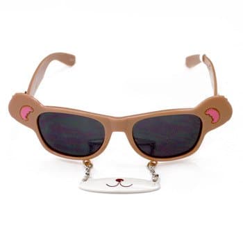 Bear Sun-Staches Sunglasses with an Attached Moustache