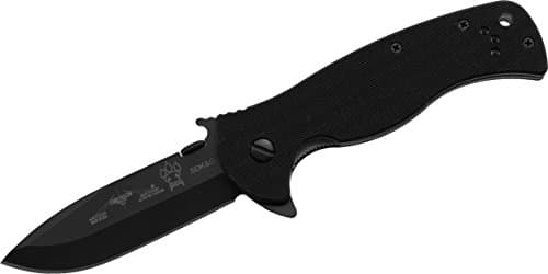 Emerson Range Master Sheepdog BT Flipper Knife with Spear point Black Blade