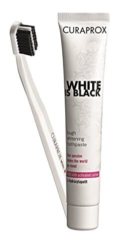 Curaprox White Is Black 90ml + Toothbrush Ultra Soft