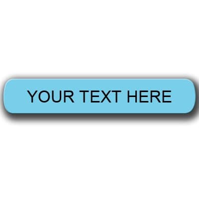 Iron on Clothing Labels - Qty 200 Blue Label Personalized with Your Name!!