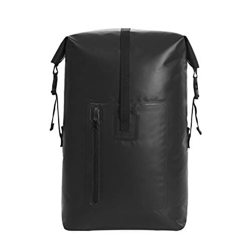 Sinotop 40L Waterproof Backpack Roll Top Dry Bag with Front-Zippered Pocket Ultralight Outdoor Water Sports Riding Travel Mountaineering Boating Fishing Kayaking Swimming Rafting