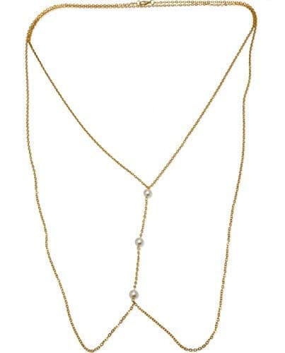 Golden Pearl Sexy Body Chain