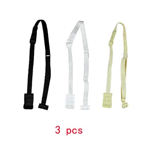 1/2/3/4pcs Low Back Backless Adapter Adjustable Converter Bra Strap Backless Extender Straps Hook Fashion Low-Back Dress Bra