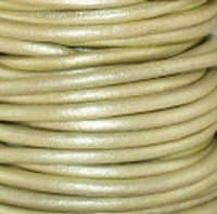 #55 Metallic Maina Round Leather Cord 0.5mm (1/64") x 10 m (10.93 yds)