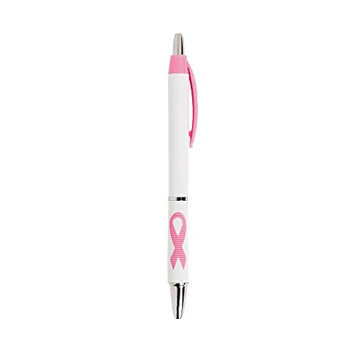 Pink Awareness Ribbon Grip Pens
