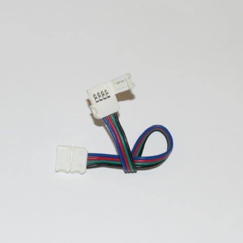 LED PCB RGB LED Strip Any Angle Turn Connector for RGB Color Changing LED (10mm) Strip to Strip, 25 pcs