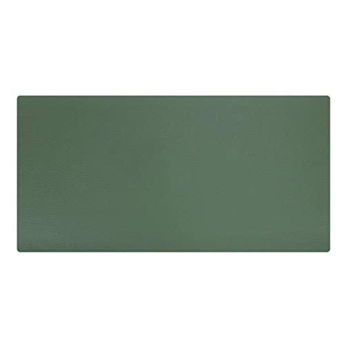 LiLan Office Desk Mat Pad Blotter Protector PU Leather Writing Mat Pad Laptop Keyboard Desk Mat Big Gaming Mouse Pad (Green, 90X45CM)