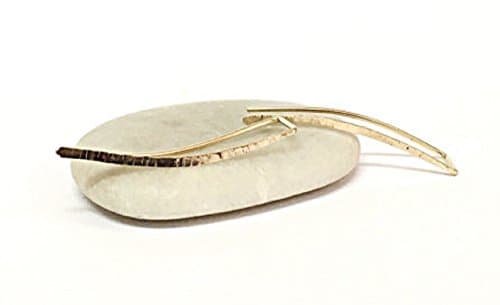 14K 18K Solid Gold Ear Climbers Earring Crawlers