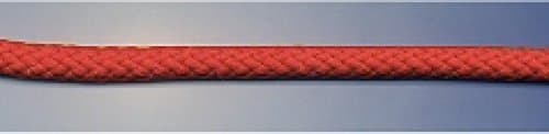 4mm Essential Trimmings Polyester Braided Cord with Cotton Gut Red - per metre