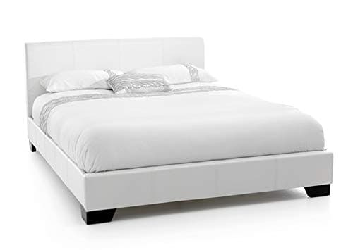 Como Bed 3 Colours Option Faux Leather Frame 3ft Single, 4ft Small Double, 4ft6 Double, 5ft King, 6ft Queen Size High Head End and Low Foot End Board.