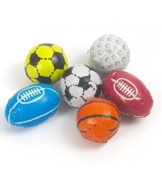 Chocolate Sports Balls 3 Kilo Bag