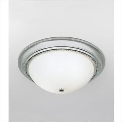 Norwell Lighting 5373-BN-SO Soleil - Two Light Flush Mount, Glass Options: Shiny Opal, Choose Finish: BN: Brushed Nickel