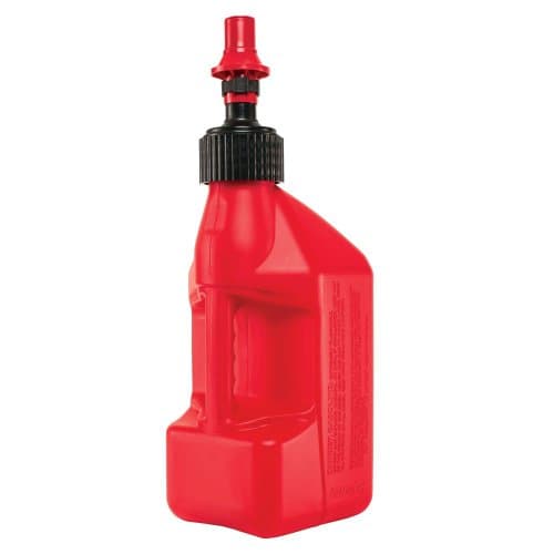 TRACKSIDE Fuel Jug with Ripper Quick Fill Cap - 2.7 Gal - 2.7 Gallon, Red