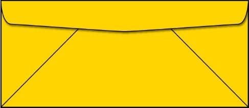 #10 Envelopes - 100 Envelopes - Limited Papers? Brand Envelopes? (Bright Yellow)