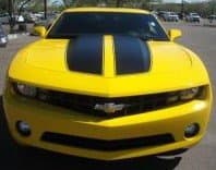 Chevy Camaro Dual Stripe Kit, Fits 2010-12 Models, Matte Black