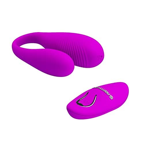 Liufoyi U-Shaped Electronic Viberator Wireless Remote Control Rechargeable Finger M-a-s-s-a-g-e-r Couple Bed Pleasure Love Stimulation Promote Toys Multi-Speed Self-Amusement Tool Liufoyi