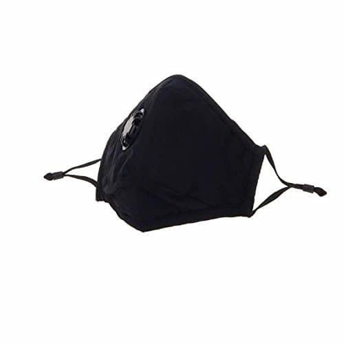 Repeller N99 Filter Anti Polltuion Face Mask Biking Riding Walking (Black with 2 Filters)